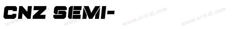 CNZ Semi字体转换